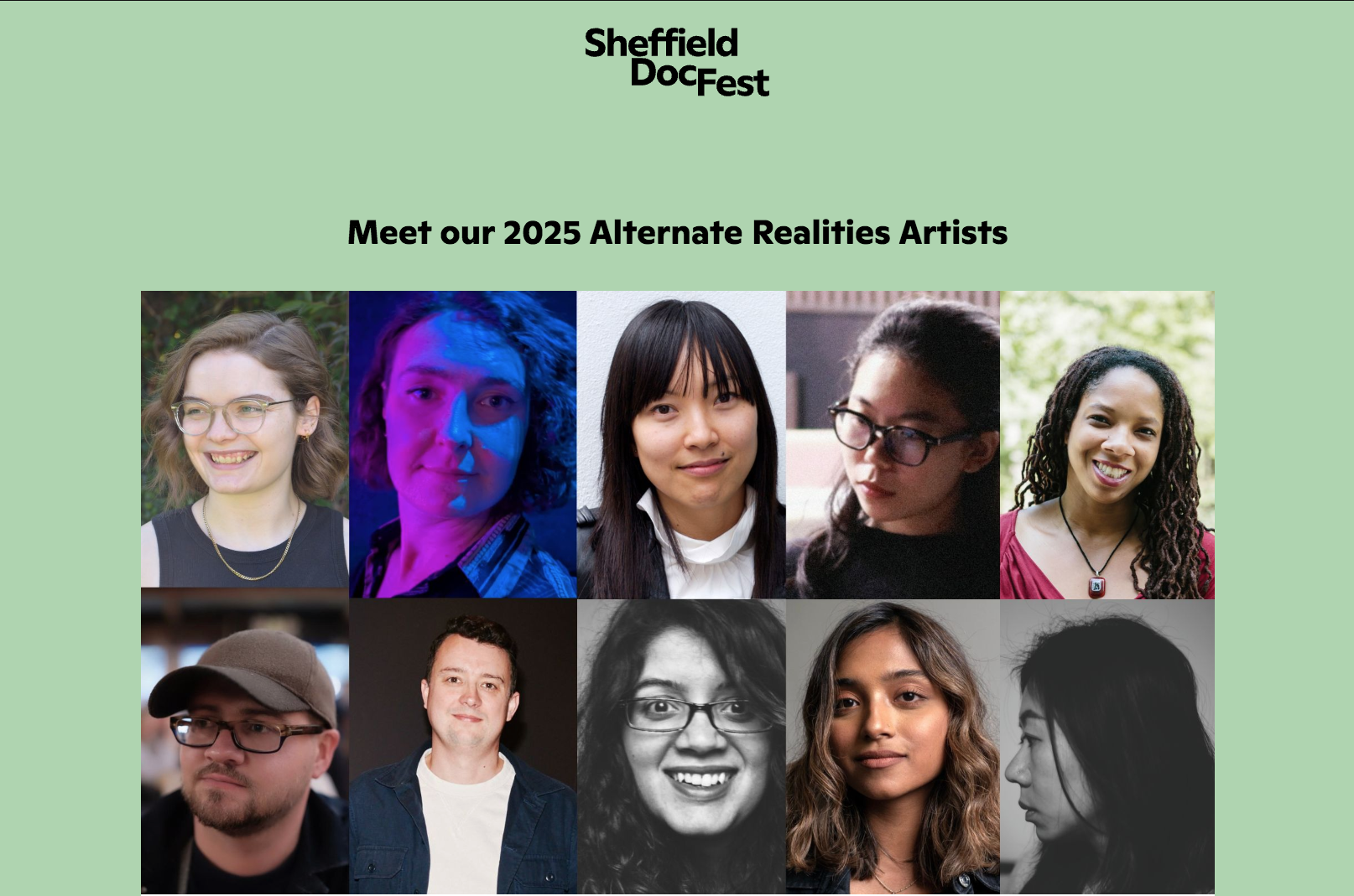 Sheffield DocFest Alternate Realities Artists Forum 2025